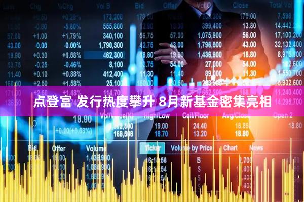 点登富 发行热度攀升 8月新基金密集亮相
